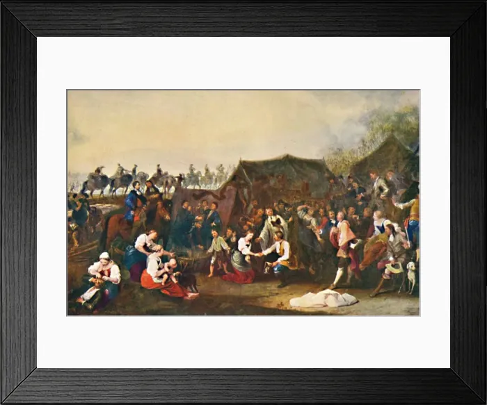 Framed Print : A Wedding in Camp, c1850, (1903). Artist: Johann Moritz Rugendas Framed Print : A Wedding in Camp, c1850, (1903). Artist: Johann Moritz Rugendas