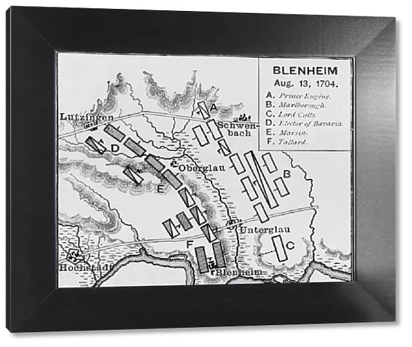 The Battlefield of Blenheim, c1895, (1903)