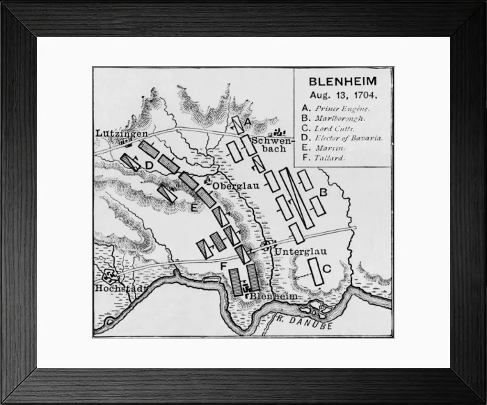 Framed Print : The Battlefield of Blenheim, c1895, (1903) Framed Print : The Battlefield of Blenheim, c1895, (1903)