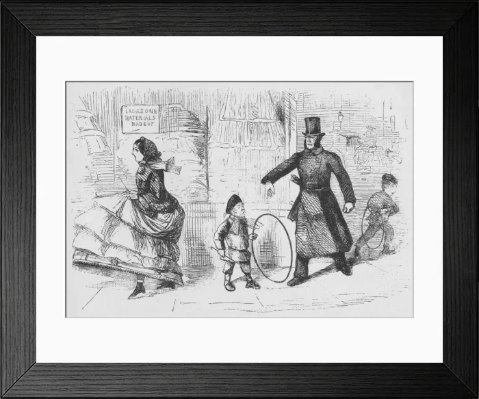 Framed Print : Police Cartoon in the Weekly, c1859, (1938) Framed Print : Police Cartoon in the Weekly, c1859, (1938)