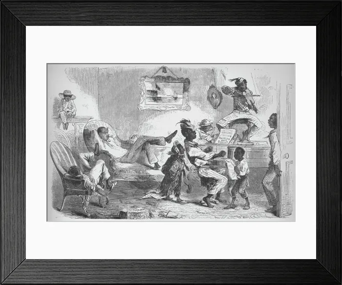 Framed Print : In the mansion of Robert W Barnwell at Beaufort, North Carolina, c1860, (1938) Framed Print : In the mansion of Robert W Barnwell at Beaufort, North Carolina, c1860, (1938)