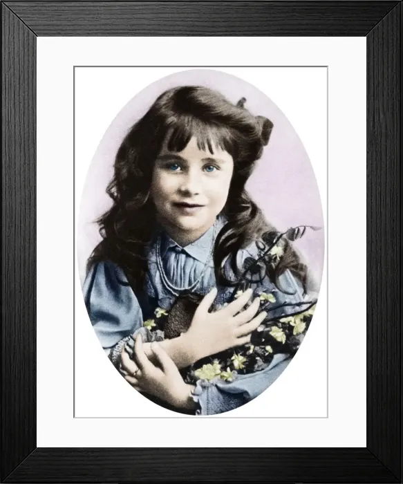 Framed Print : The Queen Mother at seven years old, 1907 (1937) Framed Print : The Queen Mother at seven years old, 1907 (1937)