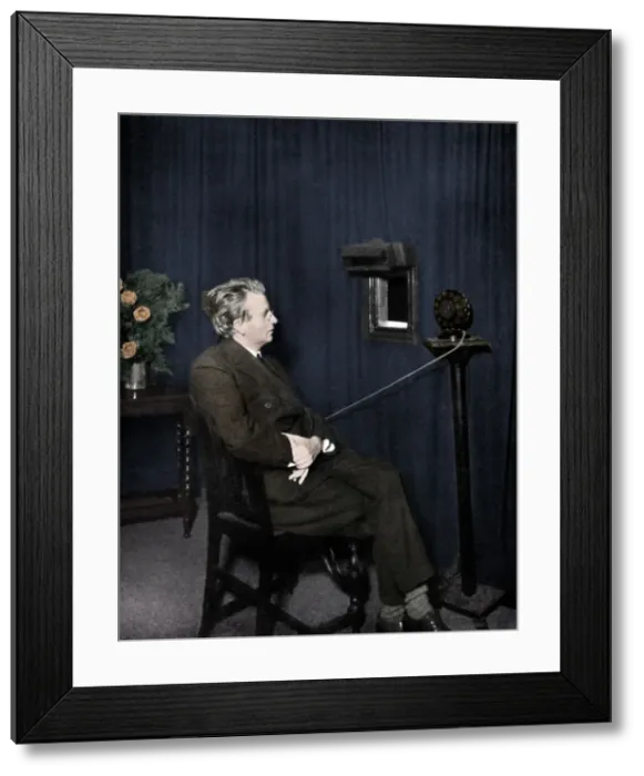Framed Print : John Logie Baird (1888-1946), Scottish electrical engineer and pioneer of television, 1920s Framed Print : John Logie Baird (1888-1946), Scottish electrical engineer and pioneer of television, 1920s