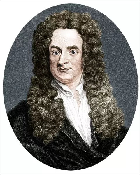 Isaac Newton, English mathematician, astronomer and physicist, (1818). Artist: R Page