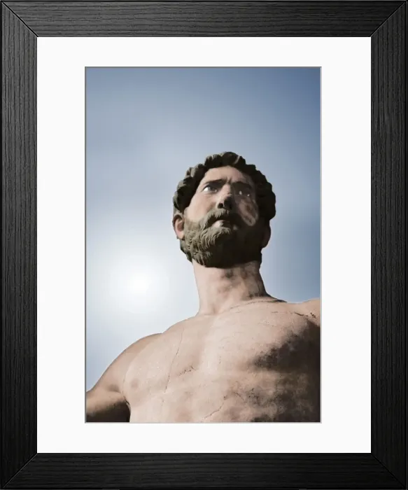 Framed Print : Statue of the Roman Emperor Hadrian, first half of 2nd century Framed Print : Statue of the Roman Emperor Hadrian, first half of 2nd century