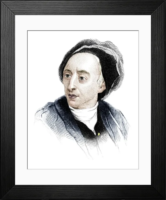 Framed Print : Alexander Pope, English poet of the early eighteenth century, (c1850) Framed Print : Alexander Pope, English poet of the early eighteenth century, (c1850)