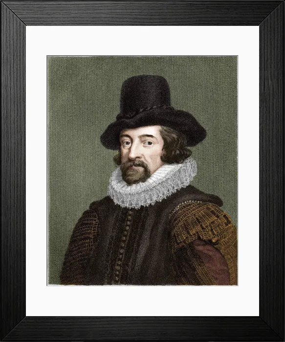 Framed Print : Francis Bacon, Viscount St Albans, English philosopher, scientist and statesman, early 20th century Framed Print : Francis Bacon, Viscount St Albans, English philosopher, scientist and statesman, early 20th century