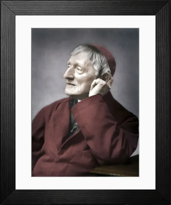 Framed Print : John Henry Newman, British cardinal, late 19th century Framed Print : John Henry Newman, British cardinal, late 19th century