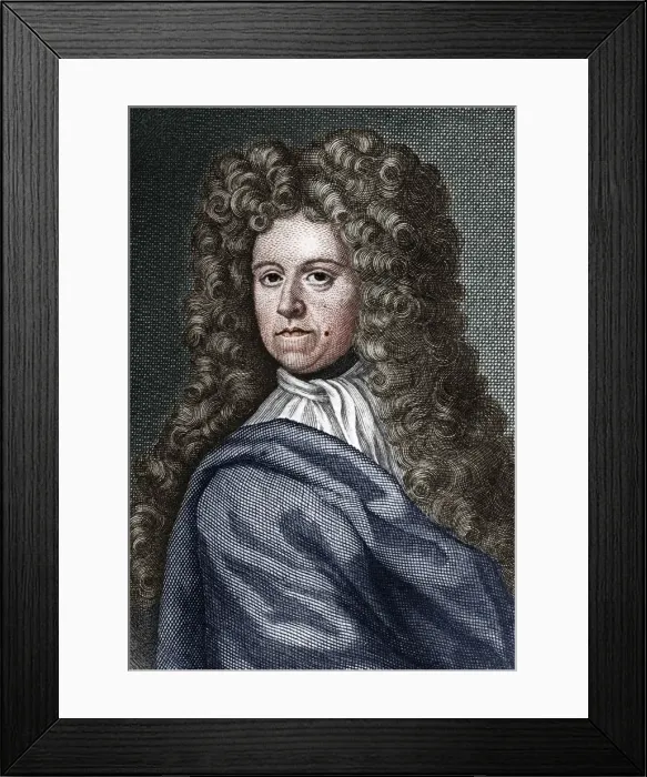 Framed Print : Daniel Defoe, English writer, journalist and spy, (19th century) Framed Print : Daniel Defoe, English writer, journalist and spy, (19th century)