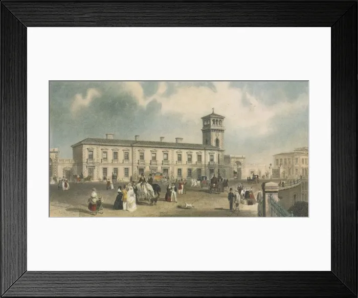 Framed Print : London Bridge Station, Bermondsey, London, 1845. Artist: Henry Adlard Framed Print : London Bridge Station, Bermondsey, London, 1845. Artist: Henry Adlard