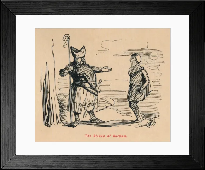 Framed Print : The Bishop of Durham, c1860, (c1860). Artist: John Leech Framed Print : The Bishop of Durham, c1860, (c1860). Artist: John Leech