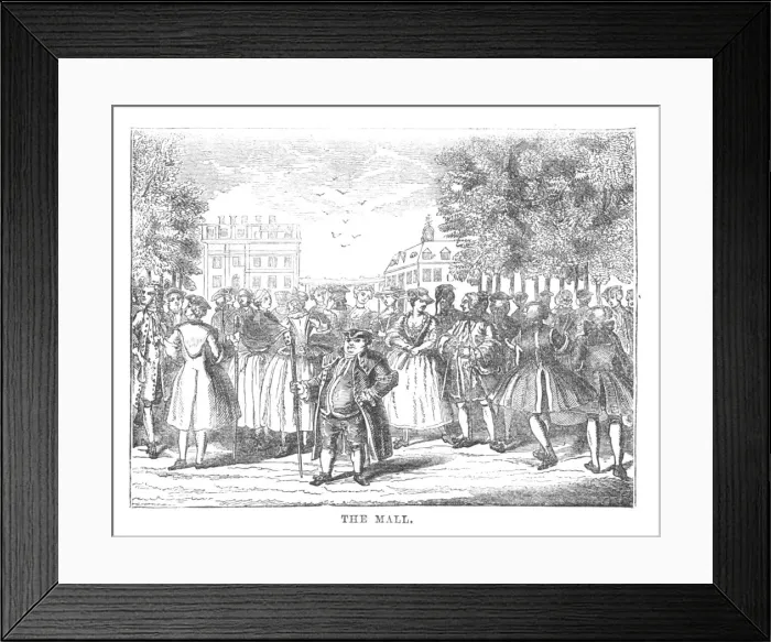 Framed Print : The Mall, c1870 Framed Print : The Mall, c1870