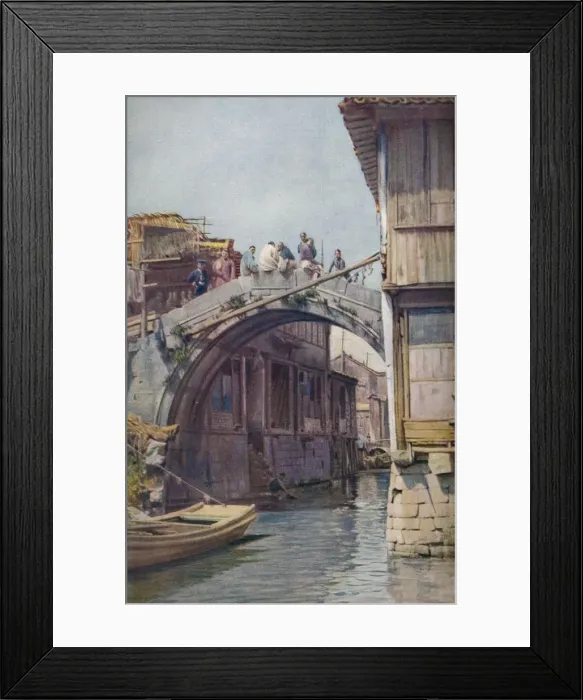 Framed Print : China... c1920. Artist: F.T. Wynyard-Wright Framed Print : China... c1920. Artist: F.T. Wynyard-Wright