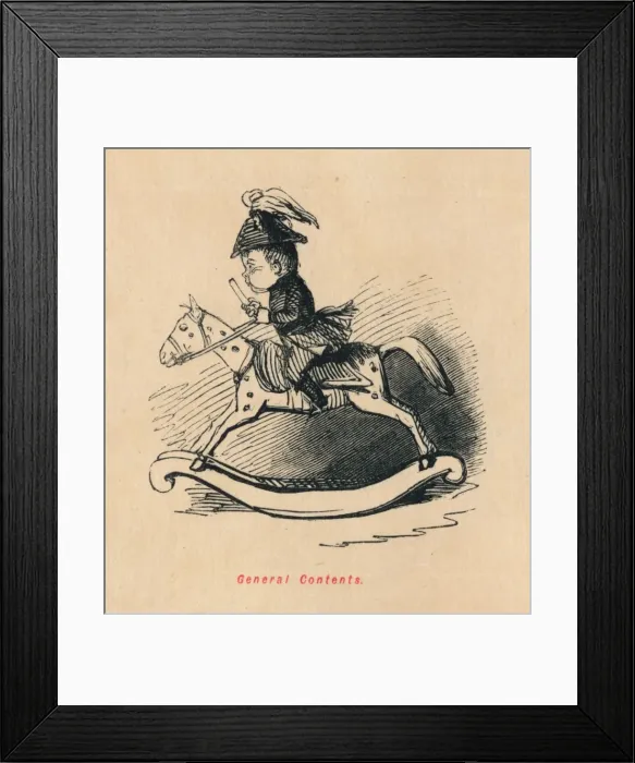 Framed Print : General Contents, c1860, (1860). Artist: John Leech Framed Print : General Contents, c1860, (1860). Artist: John Leech