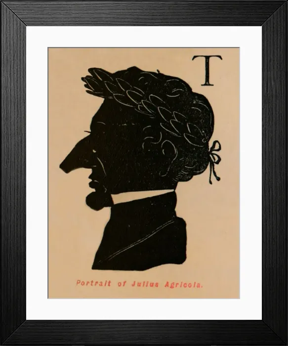 Framed Print : Portrait of Julius Agricola, c1860, (c1860). Artist: John Leech Framed Print : Portrait of Julius Agricola, c1860, (c1860). Artist: John Leech