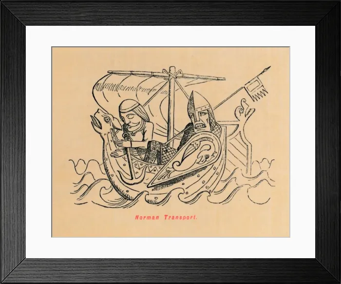 Framed Print : Norman Transport, c1860, (c1860). Artist: John Leech Framed Print : Norman Transport, c1860, (c1860). Artist: John Leech