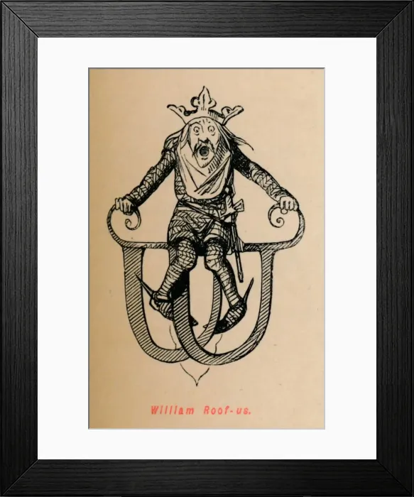 Framed Print : William Roof-us, c1860, (c1860). Artist: John Leech Framed Print : William Roof-us, c1860, (c1860). Artist: John Leech