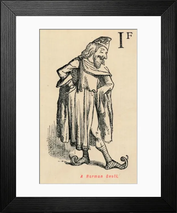 Framed Print : A Norman Swell, c1860, (c1860). Artist: John Leech Framed Print : A Norman Swell, c1860, (c1860). Artist: John Leech
