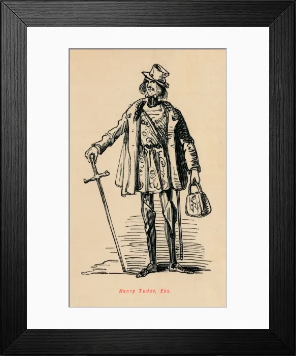 Framed Print : Henry Tudor, Esq Artist: John Leech Framed Print : Henry Tudor, Esq Artist: John Leech