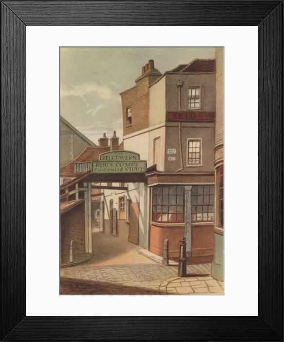 Framed Print : Bell Tavern, Addle Hill, London, 1868. Artist: JT Wilson Framed Print : Bell Tavern, Addle Hill, London, 1868. Artist: JT Wilson