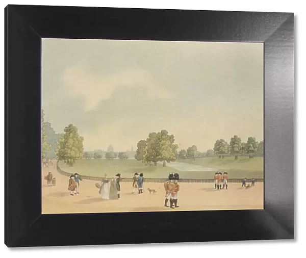 St Jamess Park, Westminster, London, 1809. Artist: Heinrich Schutz
