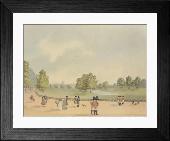 Framed Print : St Jamess Park, Westminster, London, 1809. Artist: Heinrich Schutz Framed Print : St Jamess Park, Westminster, London, 1809. Artist: Heinrich Schutz
