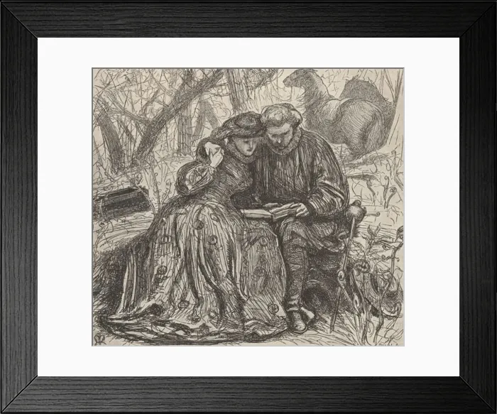 Framed Print : Illustration from Sister Annes Probation, c1850-1890, (1923). Artist: John Everett Millais Framed Print : Illustration from Sister Annes Probation, c1850-1890, (1923). Artist: John Everett Millais