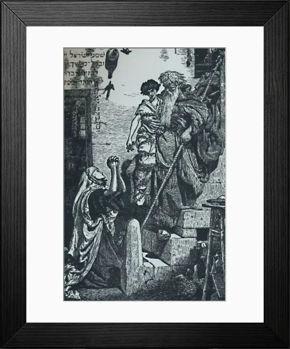 Framed Print : Elijah and the Widows Son, c1840-1890, (1923). Artist: Ford Madox Brown Framed Print : Elijah and the Widows Son, c1840-1890, (1923). Artist: Ford Madox Brown