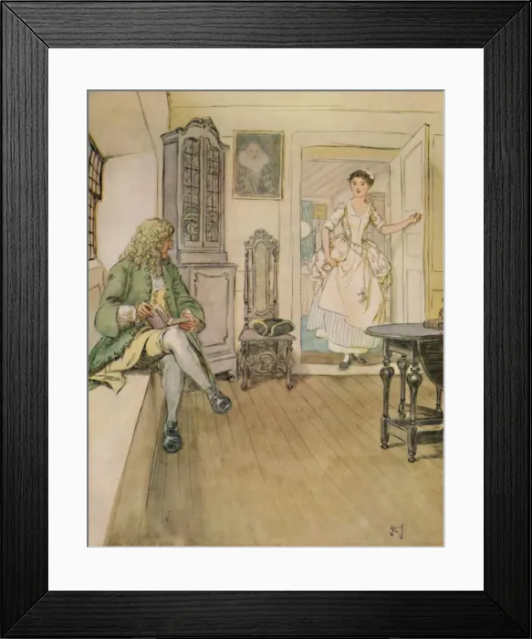 Framed Print : Well, My Kate, I See You Have Changed Your Dress As I Bade You. 1912, (1923). Artist: Hugh Thomson Framed Print : Well, My Kate, I See You Have Changed Your Dress As I Bade You. 1912, (1923). Artist: Hugh Thomson
