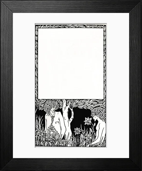 Framed Print : Design for Title-Page of Pagan Papers, 1893, (1914). Artist: Aubrey Beardsley Framed Print : Design for Title-Page of Pagan Papers, 1893, (1914). Artist: Aubrey Beardsley