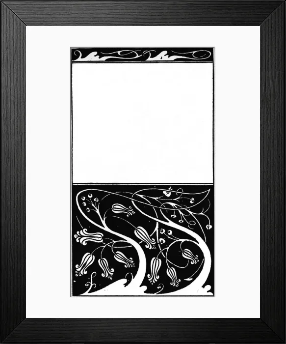 Framed Print : Design for Cover of The Mountain Lovers, c. 1895, (1914). Artists: Aubrey Beardsley, William Sharp Framed Print : Design for Cover of The Mountain Lovers, c. 1895, (1914). Artists: Aubrey Beardsley, William Sharp