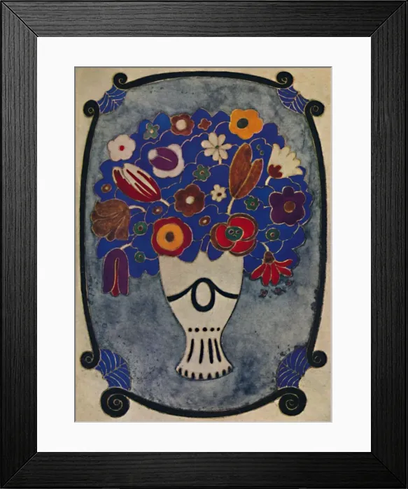 Framed Print : Bookbinding in Parchment, Tooled and Coloured, 1914. Artist: Andre Mare Framed Print : Bookbinding in Parchment, Tooled and Coloured, 1914. Artist: Andre Mare