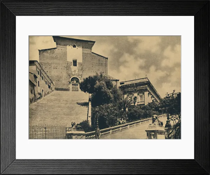 Framed Print : Roma - Church of S. Maria in Aracoeli, on the Capitoline Hill, 1910 Framed Print : Roma - Church of S. Maria in Aracoeli, on the Capitoline Hill, 1910