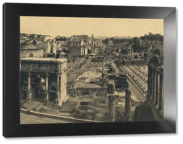 Roma - General View of the Roman Forum, 1910