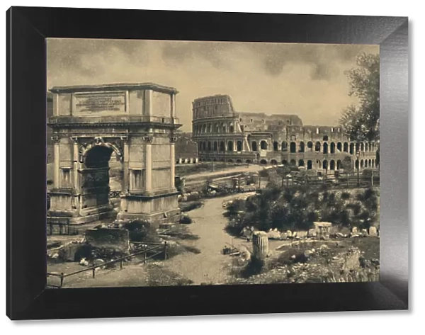 Roma - Arch of Titus - The Colosseum, 1910