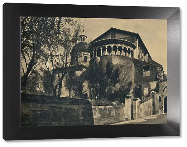 Roma - Clivus Scauri and Apse of the Church of SS. Giovanni and Paolo on the Caelian Hill, 1910