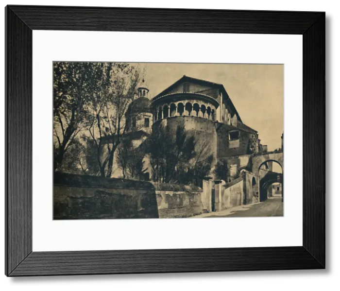 Framed Print : Roma - Clivus Scauri and Apse of the Church of SS. Giovanni and Paolo on the Caelian Hill, 1910 Framed Print : Roma - Clivus Scauri and Apse of the Church of SS. Giovanni and Paolo on the Caelian Hill, 1910