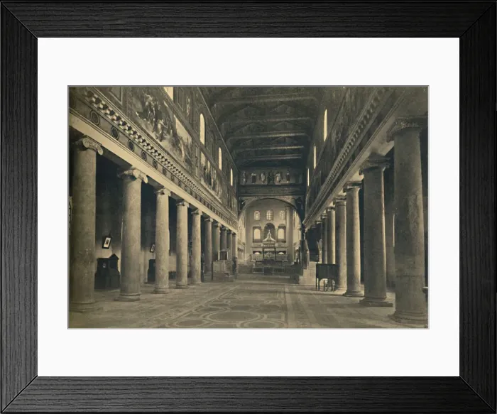 Framed Print : Roma - St. -Lawrence-outside-the-Walls, 1910. Artists: Unknown, Honorius IV Framed Print : Roma - St. -Lawrence-outside-the-Walls, 1910. Artists: Unknown, Honorius IV