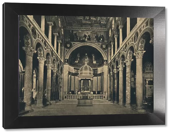 Roma - Basilica of St. Agnes outside the walls on the Street Nomentana, 1910