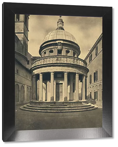 Roma - Temple by Bramante in the Cloisters of S. Pietro in Montorio on the Janiculum Hill, 1910