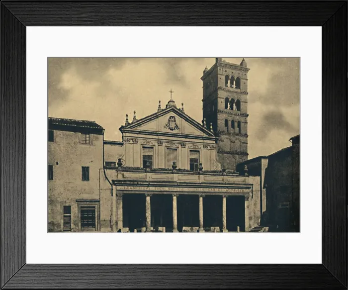 Framed Print : Roma - St. Caecilias Church, 1910 Framed Print : Roma - St. Caecilias Church, 1910
