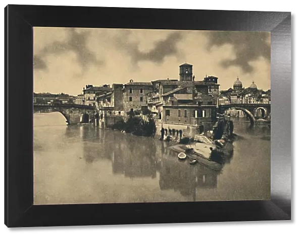 Roma - Tiberine Island and the ancient Bridges Caestius and Fabritius, 1910