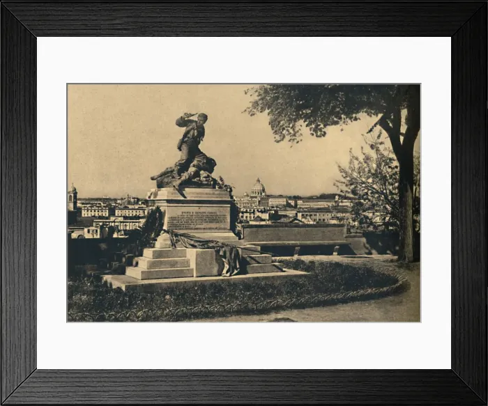 Framed Print : Roma - Pincian Hill, 1910 Framed Print : Roma - Pincian Hill, 1910