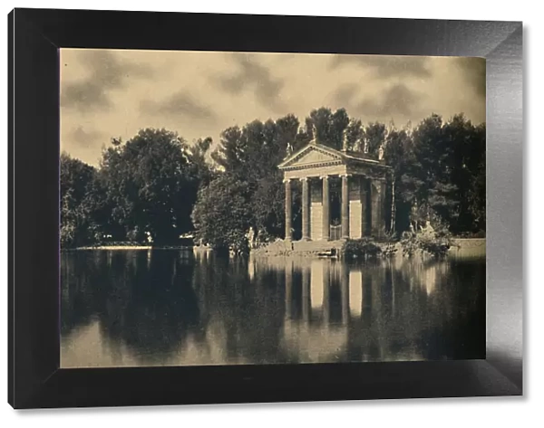 Roma - Villa Borghese (Umberto I. ) - Little Temple in the Lake-Garden, 1910