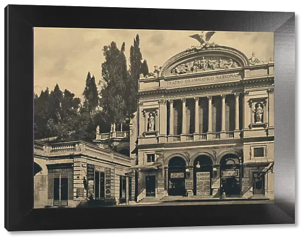 Roma - Via Nazionale. National Dramatic Theatre and Colonna Villa, 1910