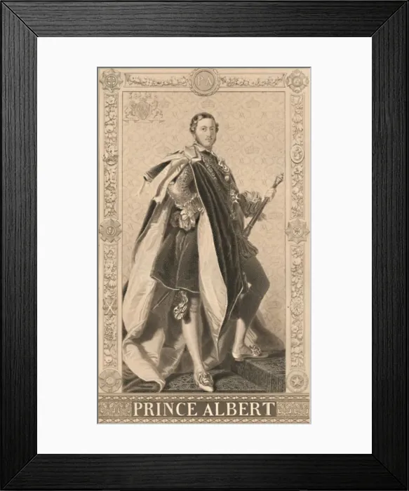 Framed Print : Prince Albert, 1886. Artist: G Levy Framed Print : Prince Albert, 1886. Artist: G Levy