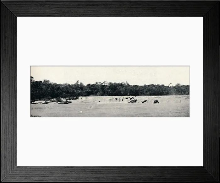 Framed Print : Salto Grande (Rio Paranapanema), 1895. Artist: Francisco Henszler Framed Print : Salto Grande (Rio Paranapanema), 1895. Artist: Francisco Henszler