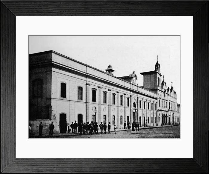 Framed Print : Faculdade de Direito, 1895. Artist: Paulo Kowalsky Framed Print : Faculdade de Direito, 1895. Artist: Paulo Kowalsky