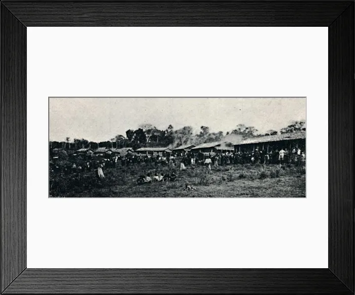 Framed Print : Colonia Italiana (Fazenda Arindiuba), 1895. Artist: Axel Frick Framed Print : Colonia Italiana (Fazenda Arindiuba), 1895. Artist: Axel Frick