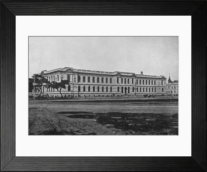 Framed Print : Escola Normal, 1895. Artists: Wilhelm Gaensly, Rudolf Friedrich Fra Framed Print : Escola Normal, 1895. Artists: Wilhelm Gaensly, Rudolf Friedrich Fra